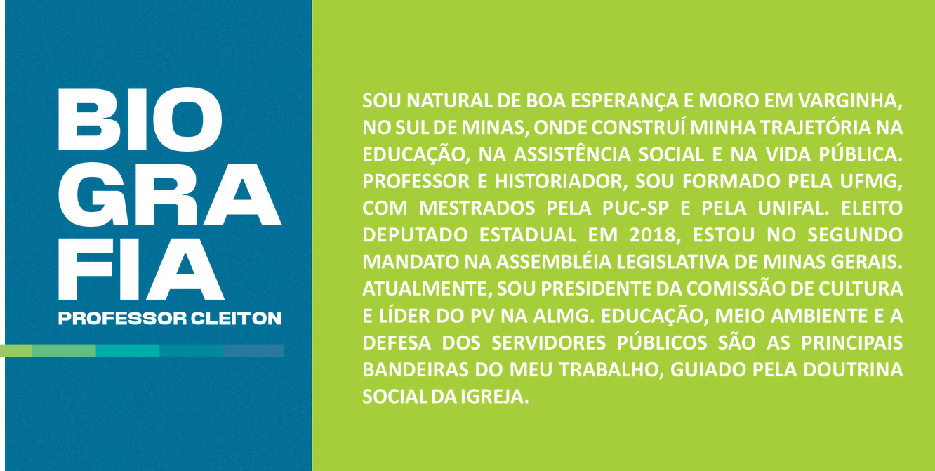 Biografia Professor Cleiton